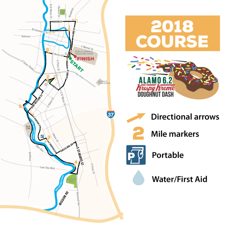 Run The Alamo Course Maps Alamo 13.1